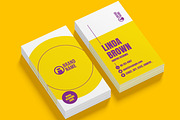 Vibrant Business Card Layout, a Business Card Template by ContestDesign (Thumbnail 2 of 3)
