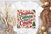 Christmas Calories Don’t Count PNG, a Seasonal Illustration by DreamPrint404 (Thumbnail 3 of 6)