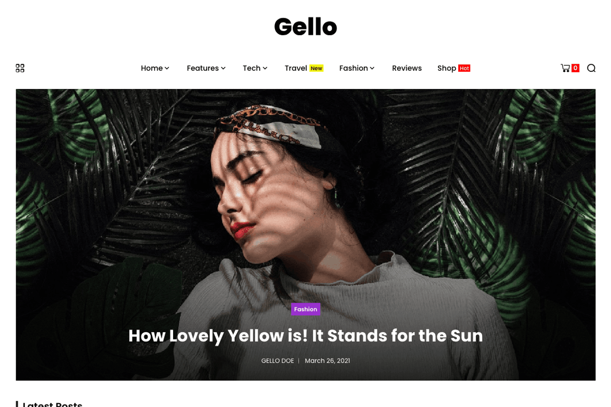 Gello - News & Blog WordPress Theme, a WordPress Template by TMRW Studio (Photo 5 of 7)