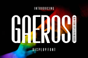 Gaeros - Display Font, a Sans Serif Font by lelevien (Thumbnail 1 of 4)