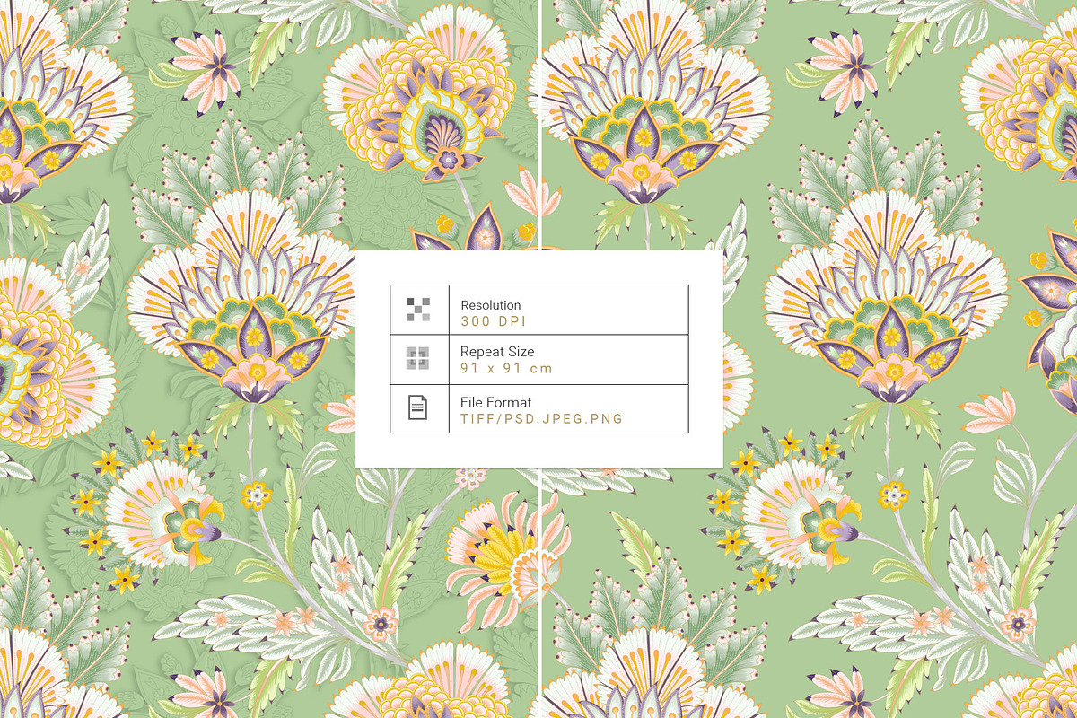 Royal Chintz Garden - Luxury Prints!, a Pattern Graphic by Pink Linen (Photo 4 of 15)