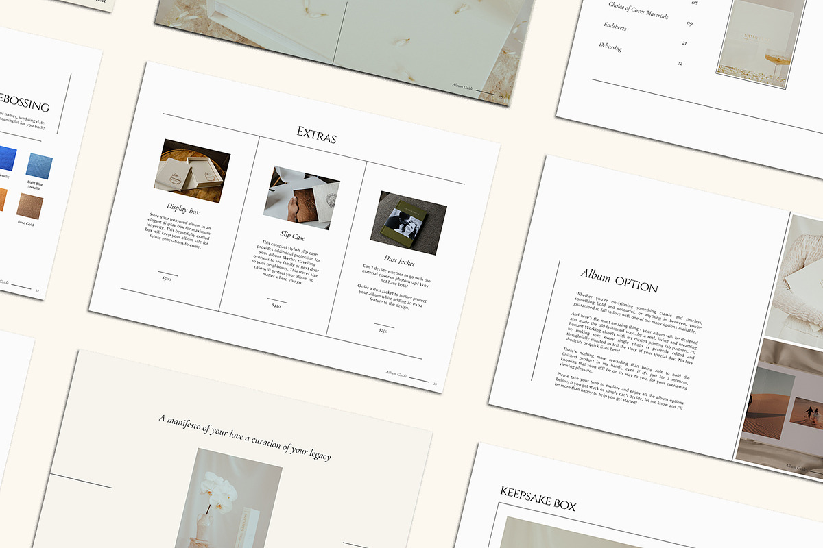 Minimal | Album Guide PDF, a Templates & Theme by Studio Leelou (Photo 8 of 10)