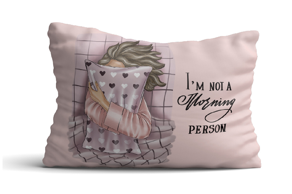 Sleeping girl, png clip-art, a Person Illustration by KupalinaArt (Photo 8 of 8)