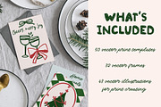 Vintage Whimsical Christmas Posters, an Object Graphic by ArtFM (Thumbnail 2 of 14)