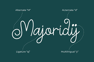 Majoridy - Monline Script Font