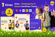 Kinez – Kindergarten School WP Theme, a WordPress Template by Helenshop (Thumbnail 1 of 4)