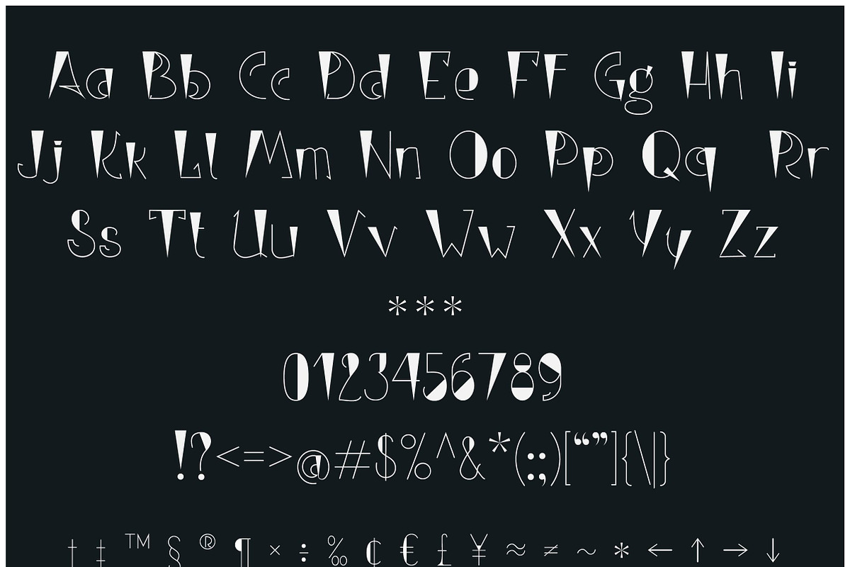 Gramsci and Qworety font preview 2