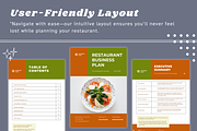 Restaurant Business Plan Template, a Flyer Template by Climbwithelevator (Thumbnail 4 of 10)