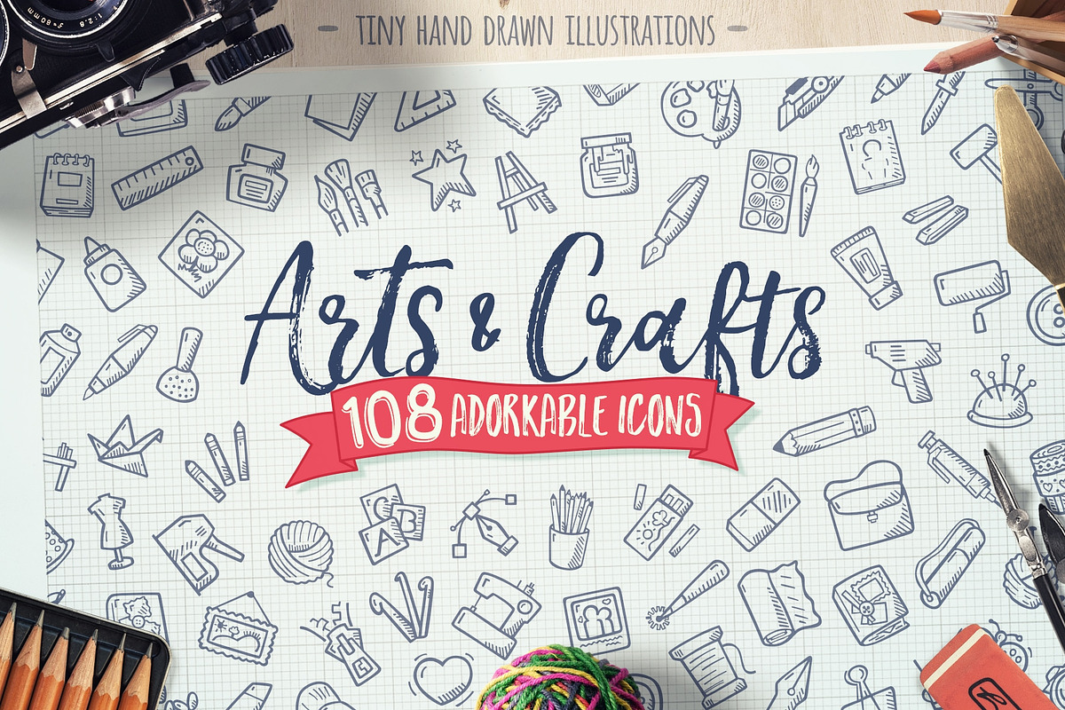 Arts And Crafts - Hand Drawn Icons, an Icon by Good Stuff No Nonsense (Photo 1 of 5)
