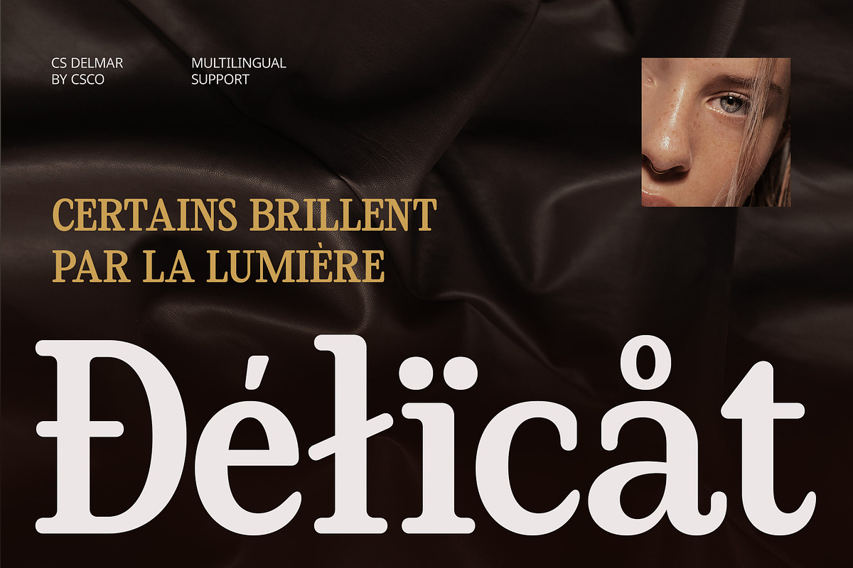 CS Delmar – Retro Font, a Serif Font by Craft Supply Co. (Photo 4 of 8)