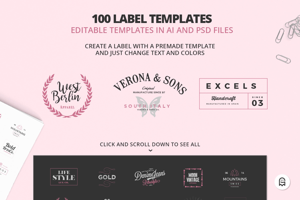 The Designer Label Creators Kit, a Branding & Logo Template by Graphic Ghost (Photo 10 of 14)