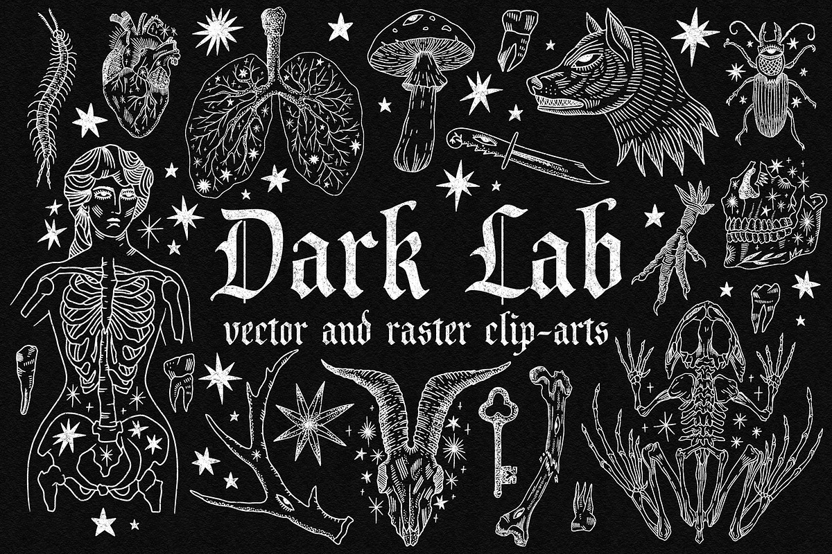 Dark Lab Bundle, an Object Graphic by Annie Konst (Photo 1 of 20)