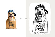 Pet Vector Trace Photoshop Effect, an Action Add-On by Shovajit (Thumbnail 8 of 9)