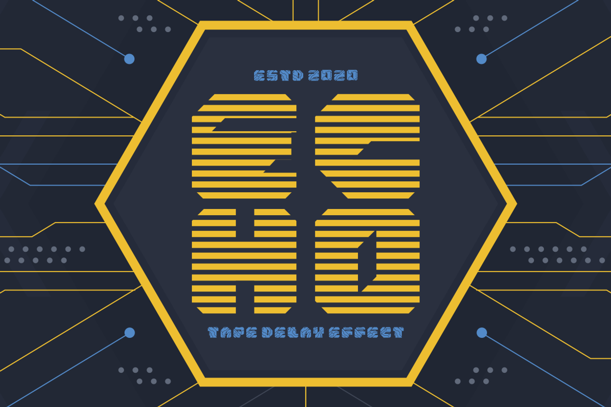 Space Sparkle - Cyber Punk Font, a Font by PutraCetol Studio (Photo 4 of 11)