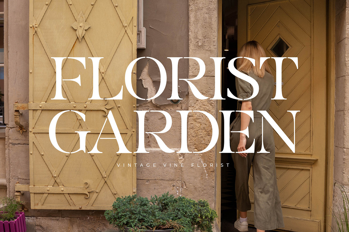 Mergila Modern Stancil Serif, a Serif Font by Letterena Studios (Photo 8 of 15)