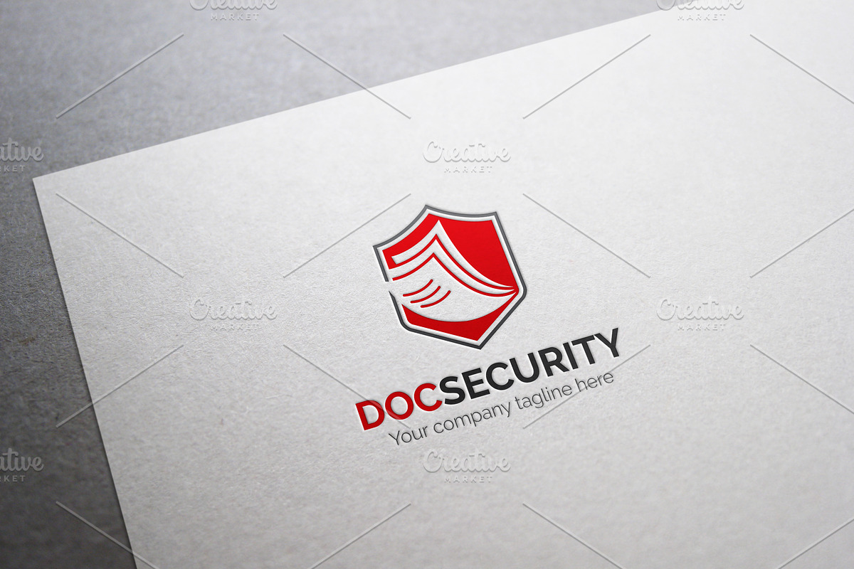 Document Security Logo, a Branding & Logo Template by XpertgraphicD
