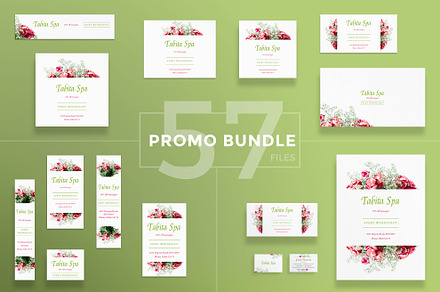 Promo Bundle | Tabita Spa, a Poster Template by Amber Graphics