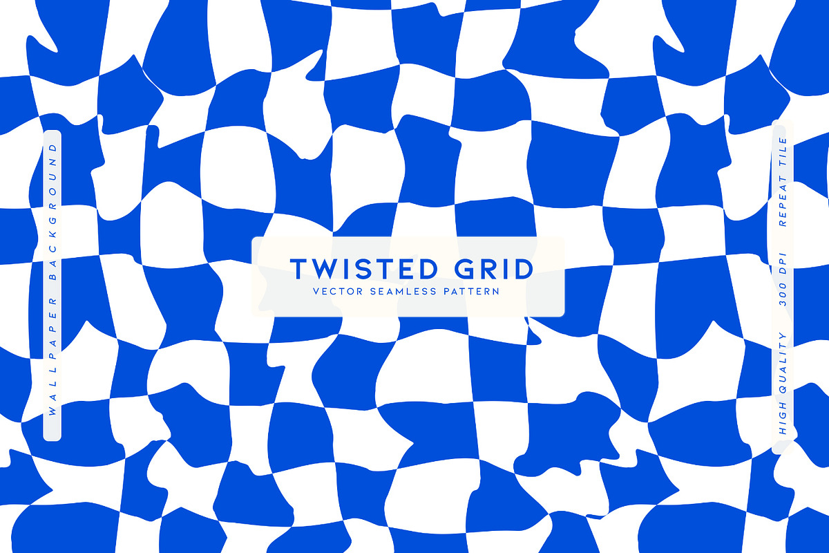 Twisted Grid, a Pattern Graphic by MalyskaStudio (Photo 1 of 14)