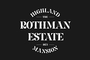 Kendrick Serif, a Serif Font by Hustle Supply Co. (Thumbnail 5 of 7)