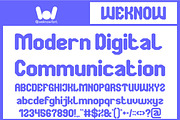 Unite Prime font, a Font by weknow (Thumbnail 4 of 8)