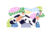 People learn foreign language set, a Person Illustration by PaperTrident (Thumbnail 3 of 13)