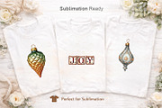 Retro Christmas Toys Watercolor PNG, an Illustration by Artnoy (Thumbnail 6 of 8)