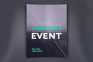 Awesome Event Flyer PSD Template