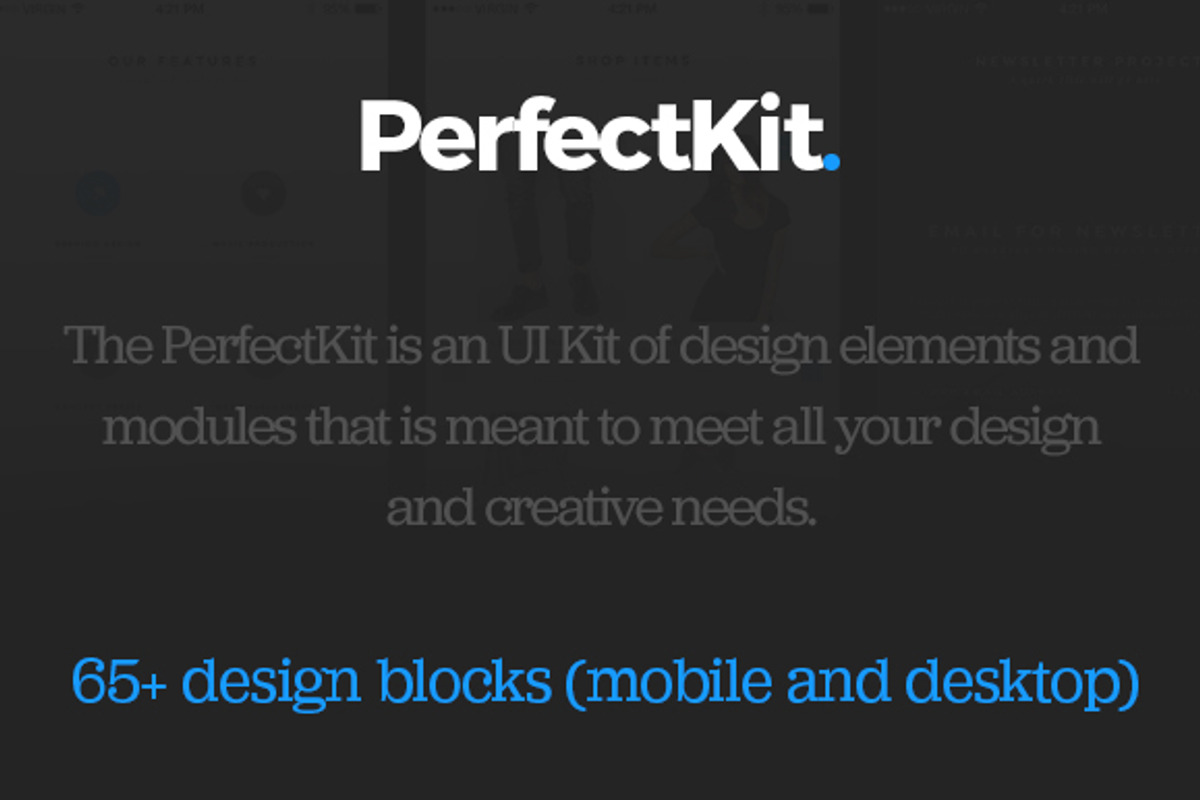 Perfect UI Kit - (launch price!), an UI Kit Template by Samurai Pixels (Photo 2 of 4)