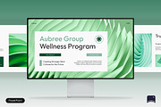 Aubree – Employee Wellbeing Program, a Presentation Template by Claymoon Lab (Thumbnail 1 of 7)