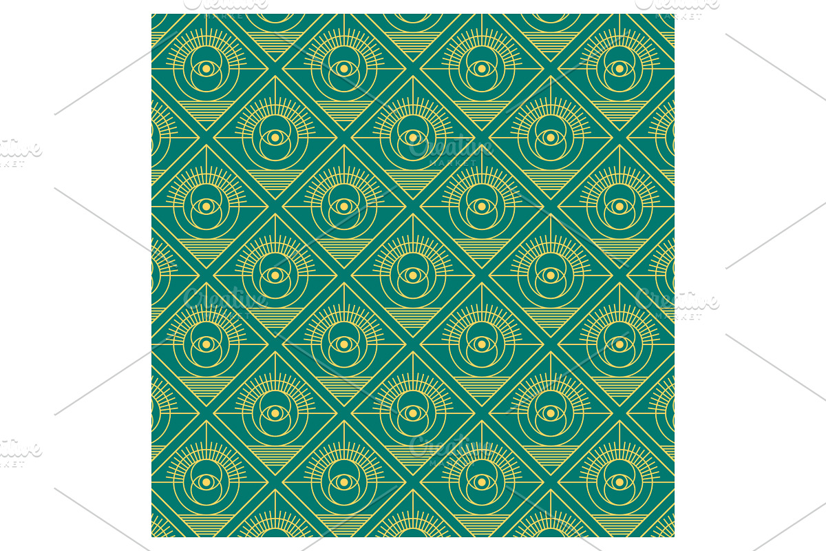 Art Deco Inspired Pattern, a Pattern Graphic by Creative Backgrounds (Photo 4 of 4)
