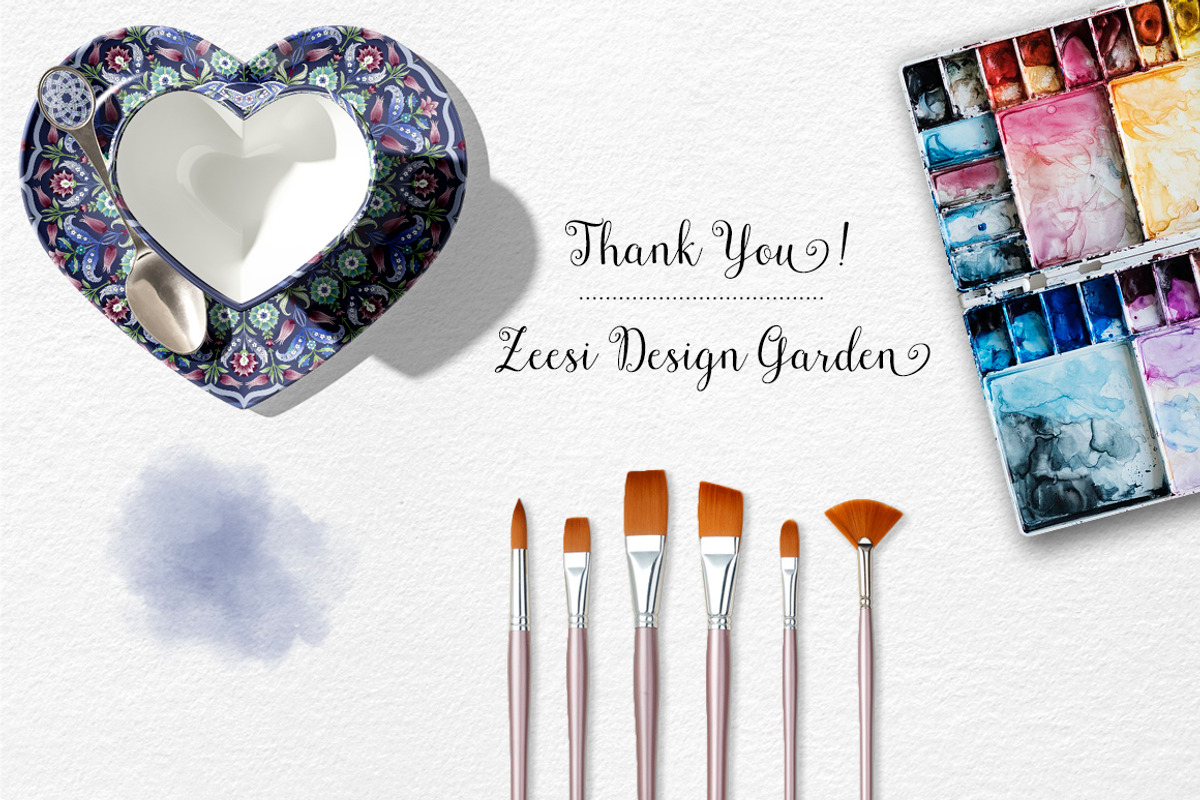 Turkish Medallion Patterns & Motifs, a Pattern Graphic by Zeesi Design Garden (Photo 10 of 10)
