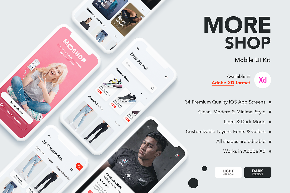 More Shop - UI Kit, a Templates & Theme by Ceffectz