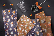 Halloween seamless patterns, a Pattern Graphic by Yuliya Art (Thumbnail 8 of 10)