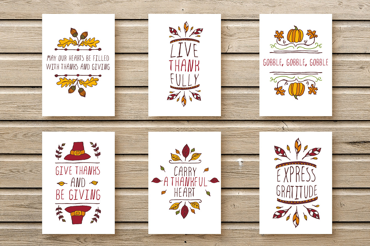 Hand-sketched Thanksgiving elements, an Illustration by AV Design (Photo 1 of 4)