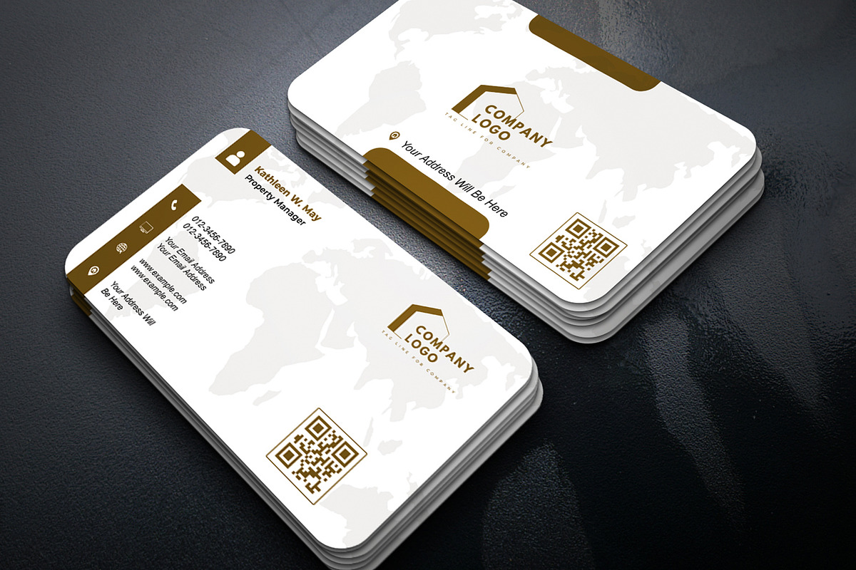 Vanta Modern Business Card PSD