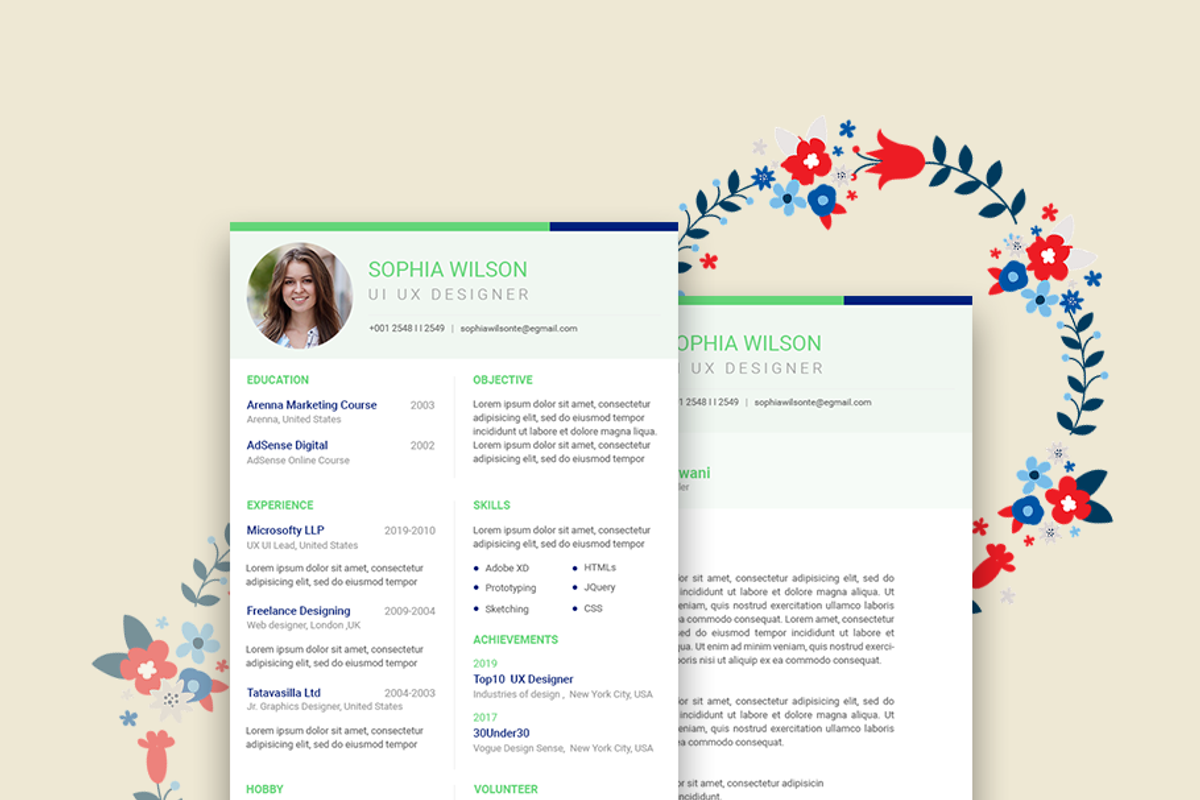 Royal Resume Design, a Resume Template by AdminUIUX (Photo 5 of 5)