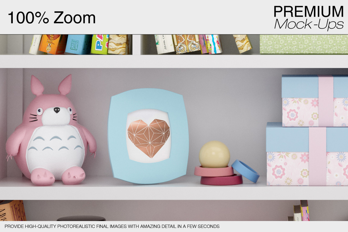 Nursery Wallpaper & Frames Mockups, a Product Mockup by mock-ups (Photo 21 of 23)
