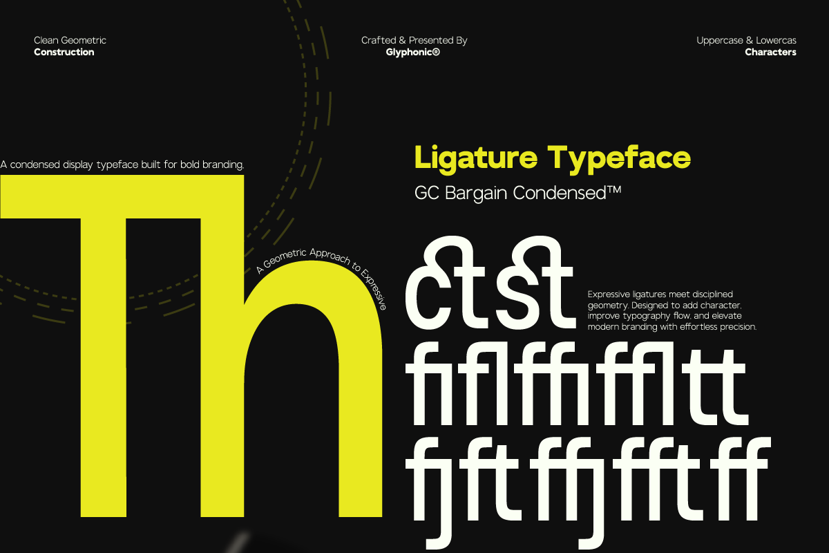 GCBargain Condensed - Condensed Sans, a Sans Serif Font by Glyphonic (Photo 10 of 15)