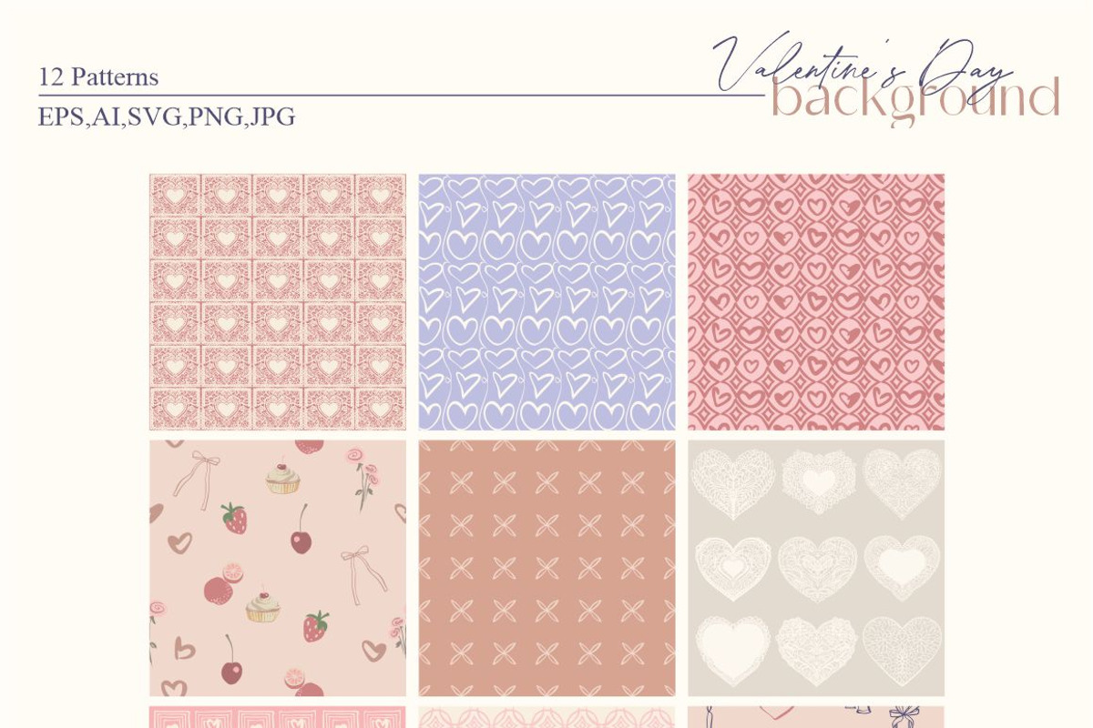 Valentine's Day - background, a Background Graphic by Collection by VY (Photo 8 of 9)