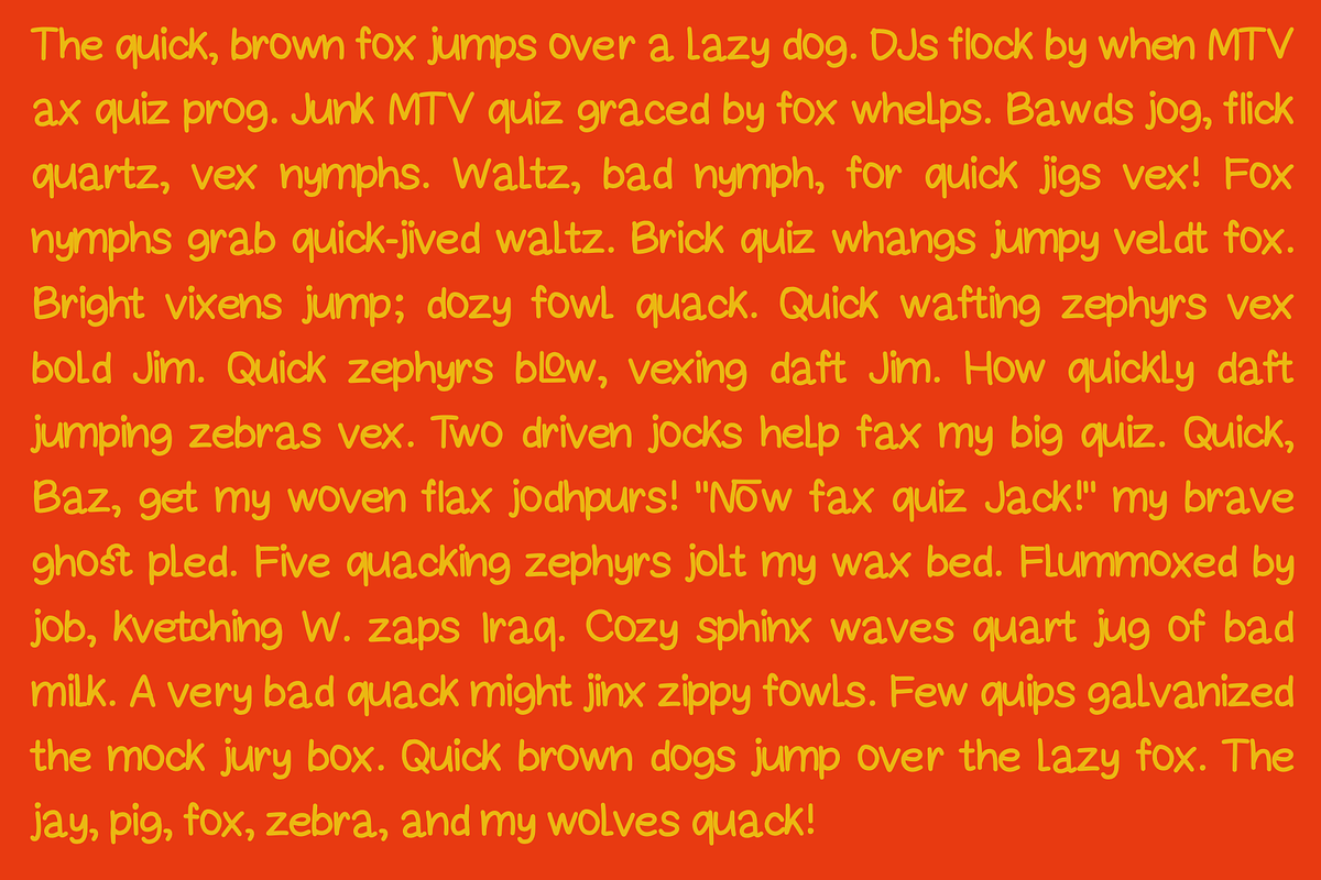 LOTORIA fun & cute, handwritten font, a Handwritten Font by Ashiya Pixel (Photo 4 of 10)