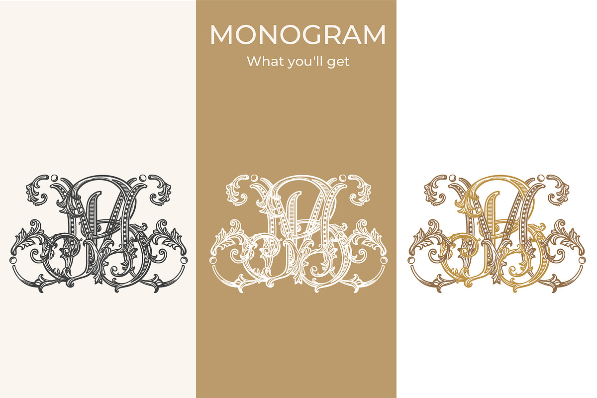 MB BM Wedding Monogram Logo, a Branding & Logo Template by LogoAV (Photo 3 of 6)