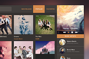 Music Dashboard, an UI Kit Template by Sunbzy (Thumbnail 3 of 4)