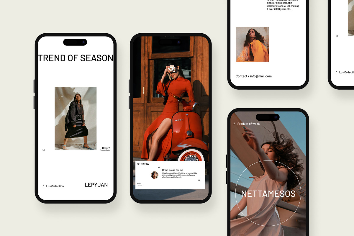 Fashion E-Commerce Post Bundle, a Social Media Template by Wolf Theory Studio (Photo 9 of 10)