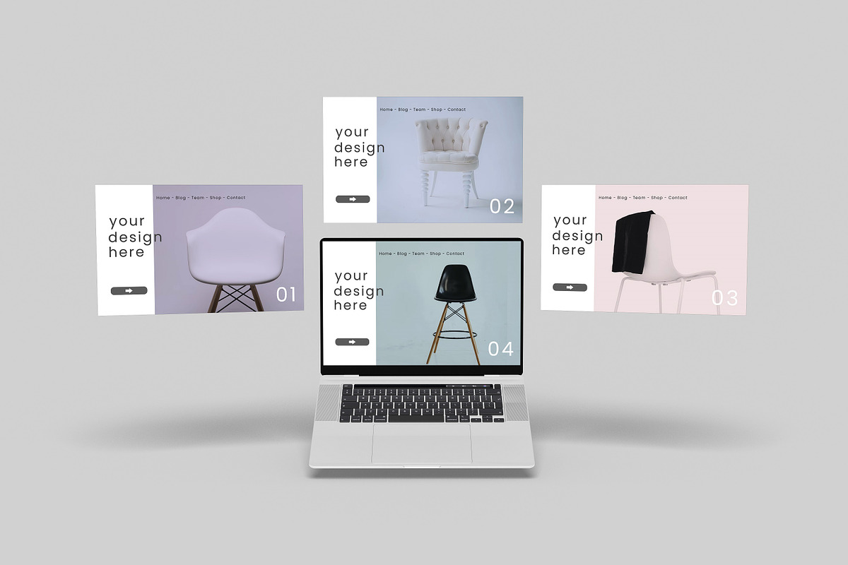 Laptop MacBook Screen Mockup, a Mac Mockup by Pexelyou (Photo 8 of 10)