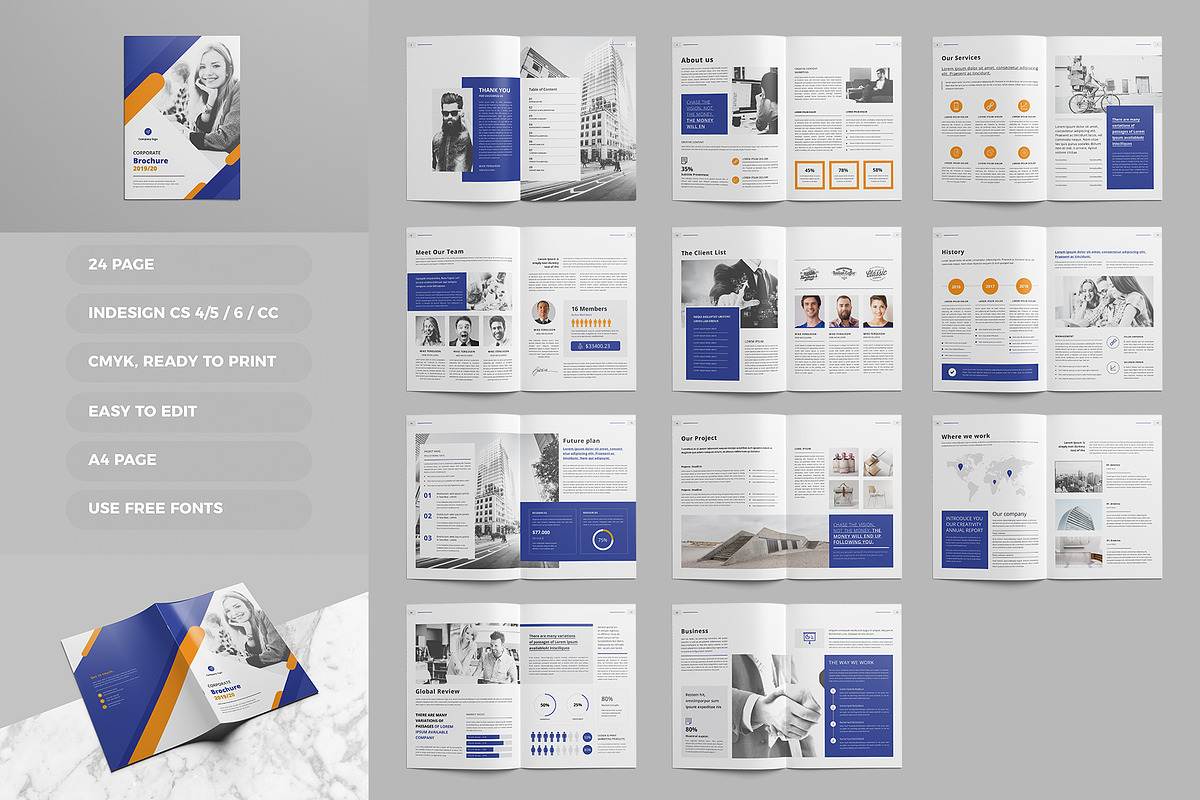 Proposal Brochure Template, a Brochure Template by Tanber Hossen (Photo 3 of 14)