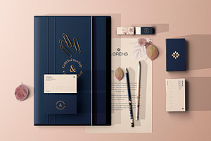 Gold Foil Branding Mockup Kit