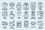 Bundle Delivery Service Outline Icon, an Icon by adenpinkstore (Thumbnail 4 of 8)