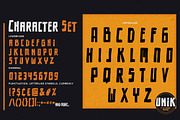 Unik – Unique Font, a Sans Serif Font by Almarkhatype (Thumbnail 8 of 8)