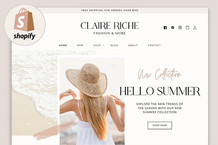 Aesthetic Shopify Theme Design