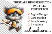 Sporty Cat Clipart Bundle, an Illustration by Daily.Designs (Thumbnail 2 of 5)